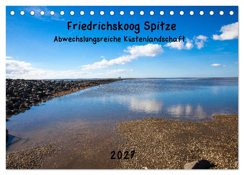 Friedrichskoog Spitze (Tischkalender 2027 DIN A5 quer) CALVENDO Monatskalender