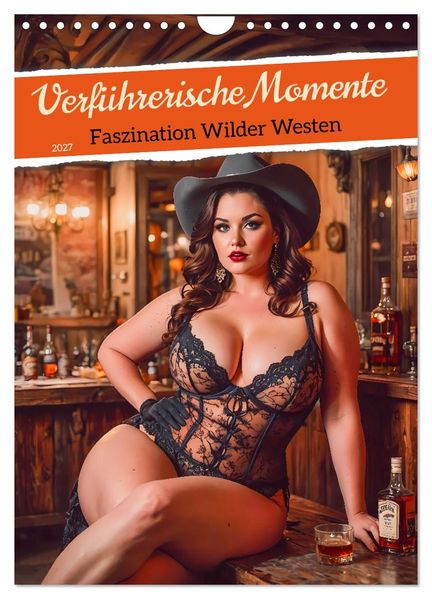 Verführerische Momente - Faszination Wilder Westen (Wandkalender 2027 DIN A4 hoch) CALVENDO Monatskalender