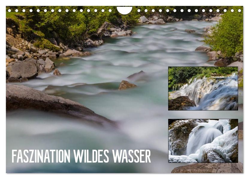 Faszination wildes Wasser (Wandkalender 2027 DIN A4 quer) CALVENDO Monatskalender