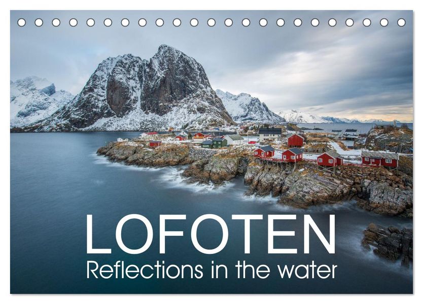 Lofoten Reflections in the water (Desk Calendar 2027 DIN A5 landscape) CALVENDO 12 Month DeskCalendar