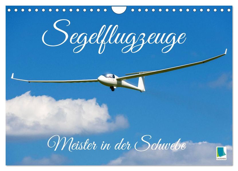 Meister in der Schwebe: Segelflugzeuge (Wandkalender 2027 DIN A4 quer) CALVENDO Monatskalender