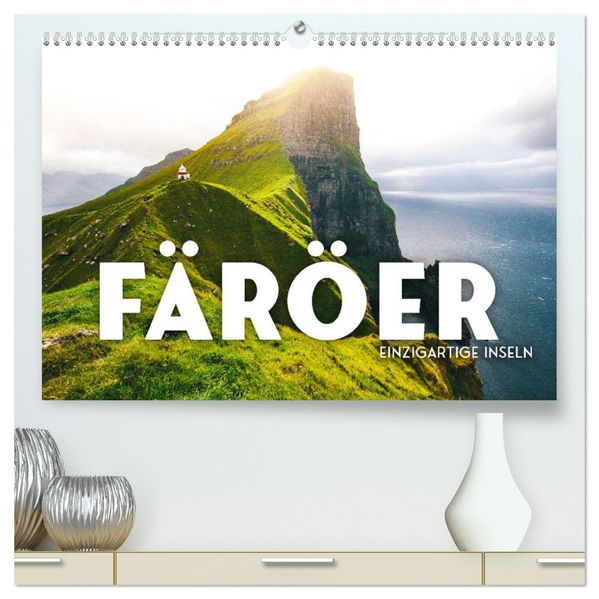 Färöer - Einzigartige Inseln (hochwertiger Premium Wandkalender 2027 DIN A2 quer) Kunstdruck in Hochglanz