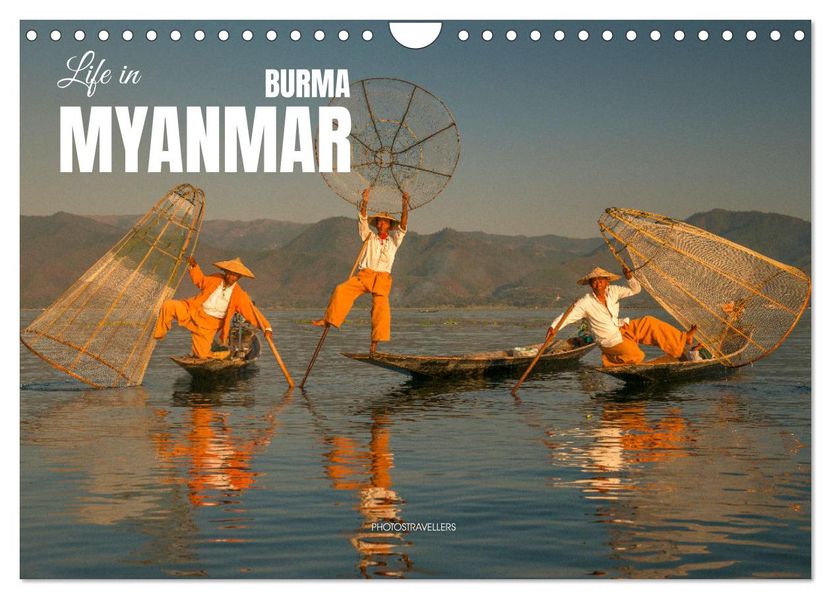 Life in Myanmar Burma (Wall Calendar 2027 DIN A4 landscape) CALVENDO 12 Month Wall Calendar