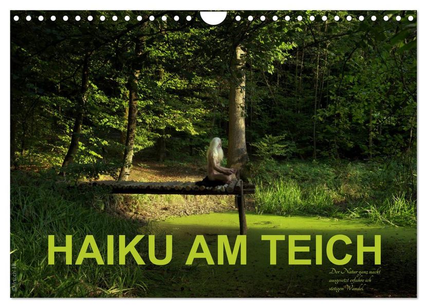 HAIKU AM TEICH (Wandkalender 2027 DIN A4 quer) CALVENDO Monatskalender