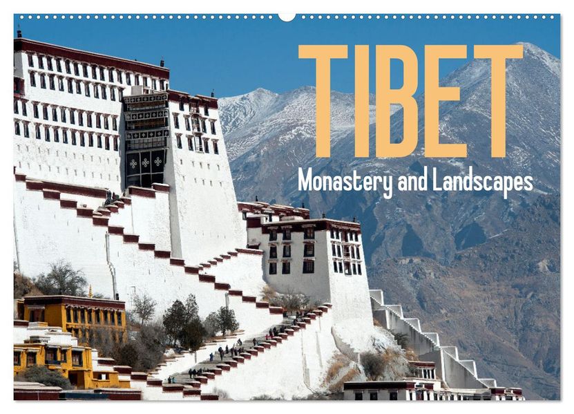 Tibet Monastery and landscapes (Wall Calendar 2027 DIN A2 landscape) CALVENDO 12 Month Wall Calendar
