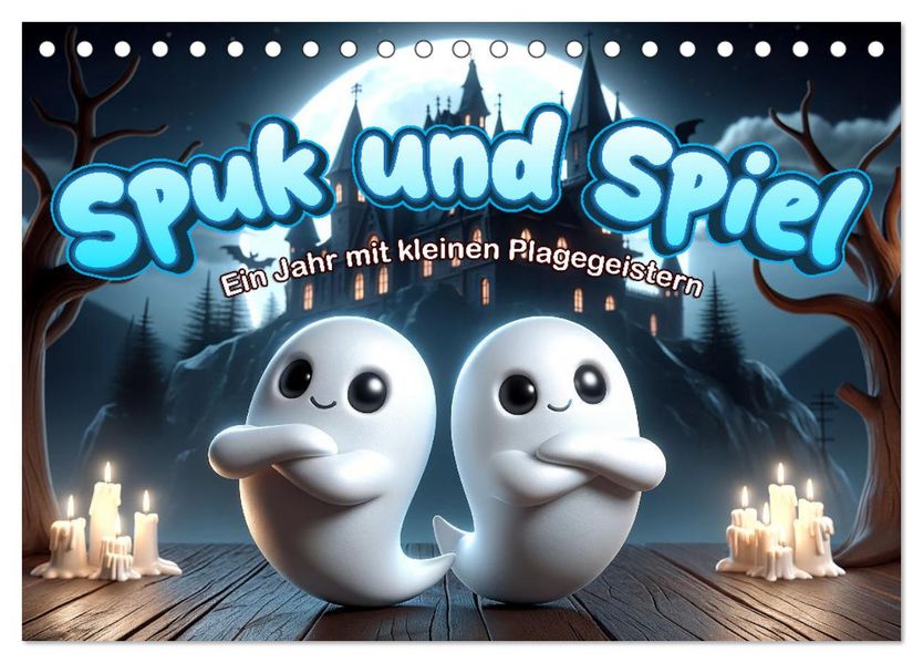 Spuk und Spiel: Ein Jahr mit kleinen Plagegeistern (Tischkalender 2027 DIN A5 quer) CALVENDO Monatskalender