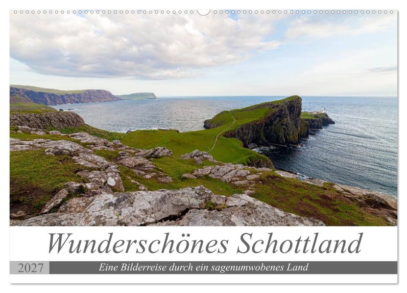 Wunderschönes Schottland - Bilderreise durch ein sagenumwobenes Land (Wandkalender 2027 DIN A2 quer) CALVENDO Monatskalender