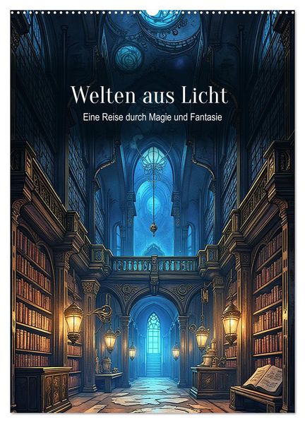 Welten aus Licht - Eine Reise durch Magie und Fantasie (Wandkalender 2027 DIN A2 hoch) CALVENDO Monatskalender