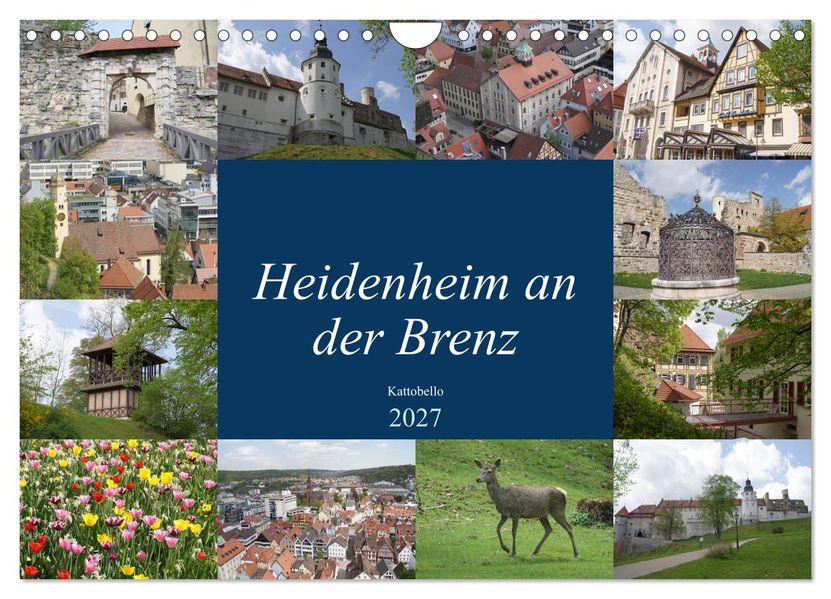 Heidenheim an der Brenz (Wandkalender 2027 DIN A4 quer) CALVENDO Monatskalender