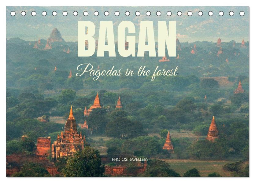 Bagan - Pagodas in the forest (Desk Calendar 2027 DIN A5 landscape) CALVENDO 12 Month DeskCalendar