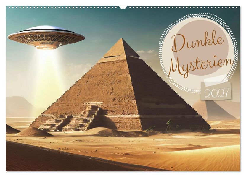 Dunkle Mysterien (Wandkalender 2027 DIN A2 quer) CALVENDO Monatskalender