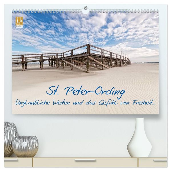 St. Peter-Ording (hochwertiger Premium Wandkalender 2027 DIN A2 quer) Kunstdruck in Hochglanz
