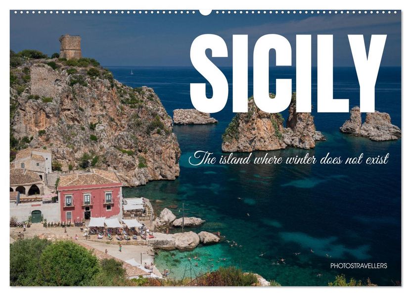 Sicily - The island where winter does not exist (Wall Calendar 2027 DIN A2 landscape) CALVENDO 12 Month Wall Calendar