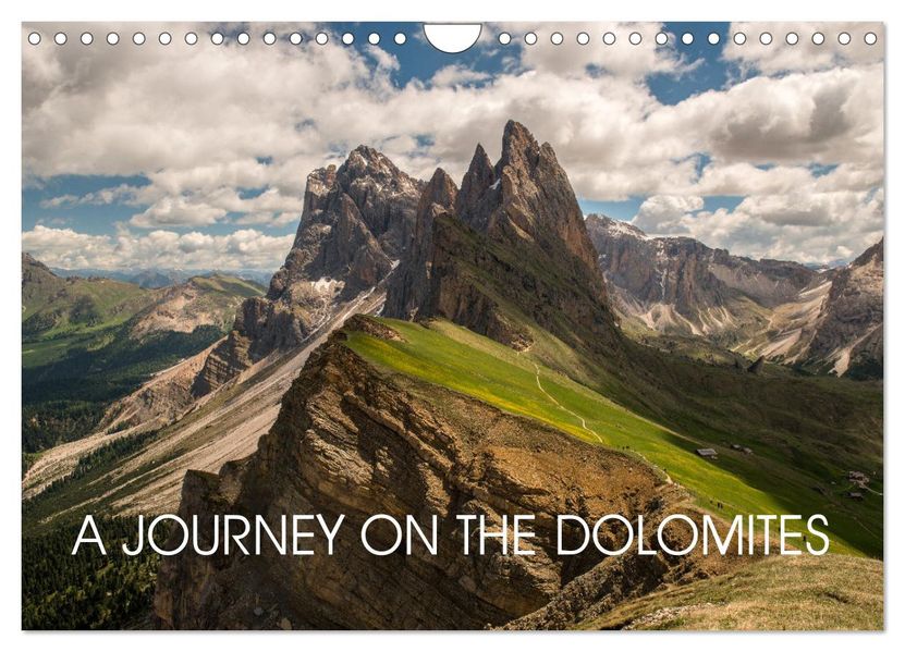 A JOURNEY ON THE DOLOMITES (Wall Calendar 2027 DIN A4 landscape) CALVENDO 12 Month Wall Calendar