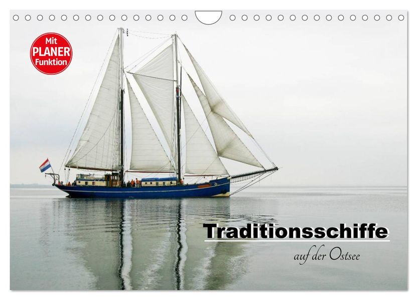Traditionsschiffe auf der Ostsee (Wandkalender 2027 DIN A4 quer) CALVENDO Monatskalender