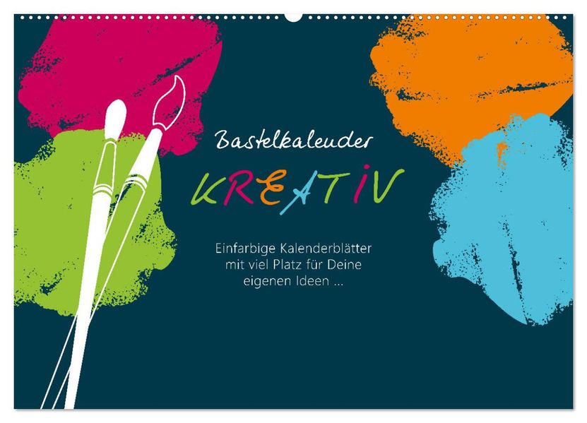 Bastelkalender KREATIV (Wandkalender 2027 DIN A2 quer) CALVENDO Monatskalender