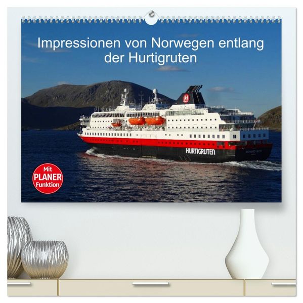 Impressionen von Norwegen entlang der Hurtigruten (hochwertiger Premium Wandkalender 2027 DIN A2 quer) Kunstdruck in Hochglanz