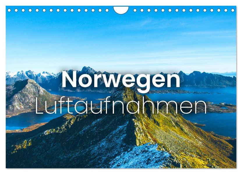 Norwegen Luftaufnahmen (Wandkalender 2027 DIN A4 quer) CALVENDO Monatskalender