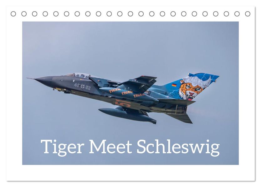 Tiger Meet Schleswig (Tischkalender 2027 DIN A5 quer) CALVENDO Monatskalender