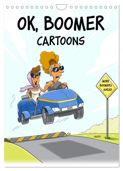 OK Boomer - Cartoons (Wall Calendar 2027 DIN A4 portrait) CALVENDO 12 Month Wall Calendar