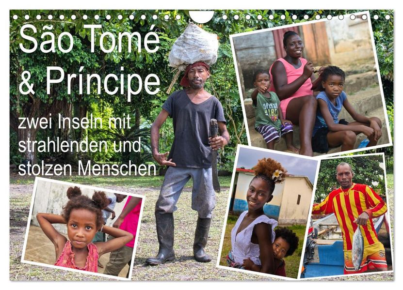 São Tomé und Príncipe - zwei Inseln mit strahlenden und stolzen Menschen (Wandkalender 2027 DIN A4 quer) CALVENDO Monatskalender