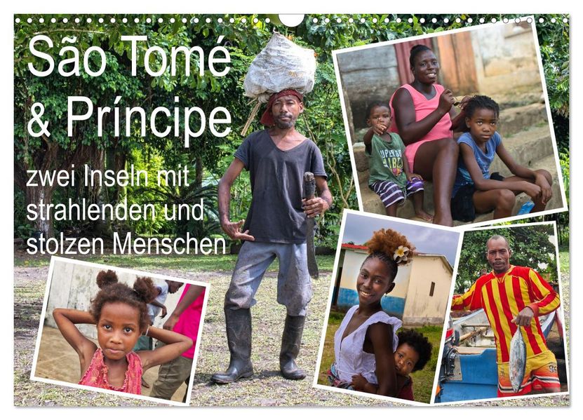 São Tomé und Príncipe - zwei Inseln mit strahlenden und stolzen Menschen (Wandkalender 2027 DIN A3 quer) CALVENDO Monatskalender