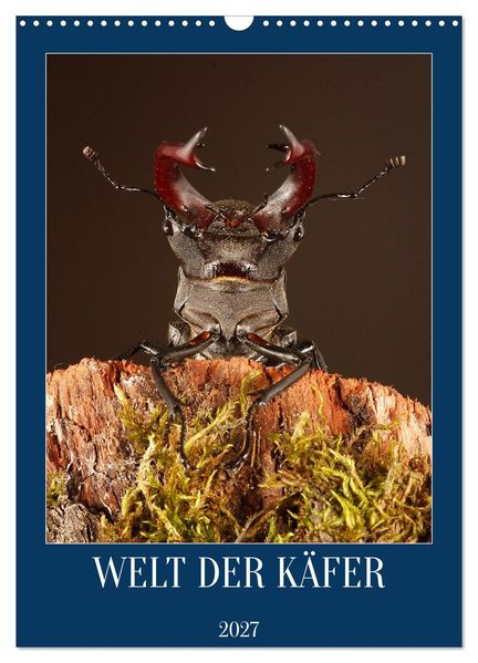 Welt der Käfer (Wandkalender 2027 DIN A3 hoch) CALVENDO Monatskalender