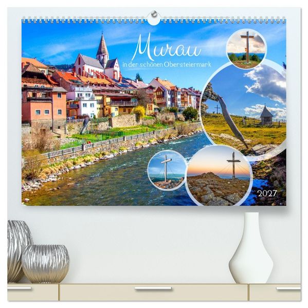 Murau (hochwertiger Premium Wandkalender 2027 DIN A2 quer) Kunstdruck in Hochglanz