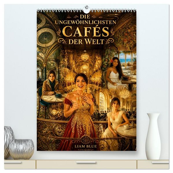 Die ungewöhnlichsten Cafés der Welt (hochwertiger Premium Wandkalender 2027 DIN A2 hoch) Kunstdruck in Hochglanz