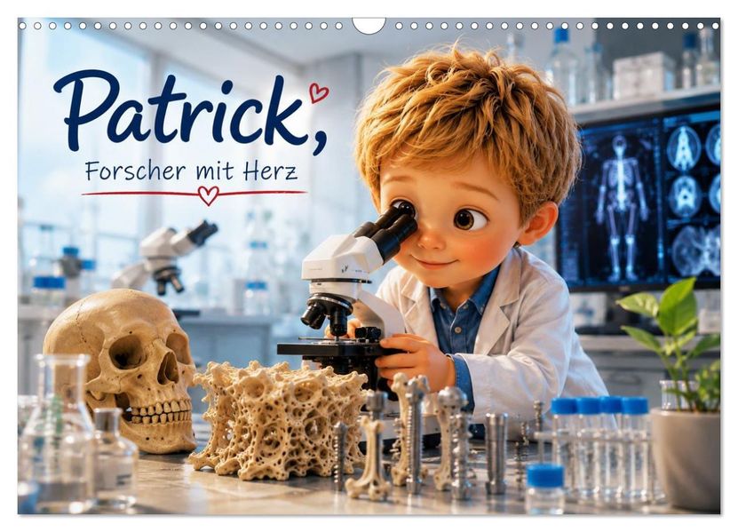 Patrick Forscher mit Herz (Wandkalender 2027 DIN A3 quer) CALVENDO Monatskalender