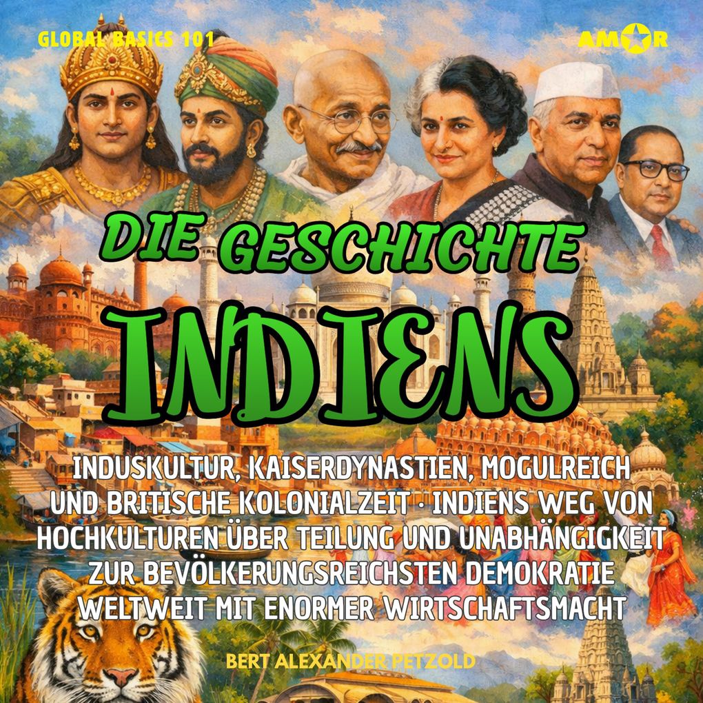 Die Geschichte Indiens - Induskultur Kaiserdynastien Mogulreich und britische Kolonialzeit - Über Teilung und Unabhängigkeit zur bevölkerungsreichsten Demokratie