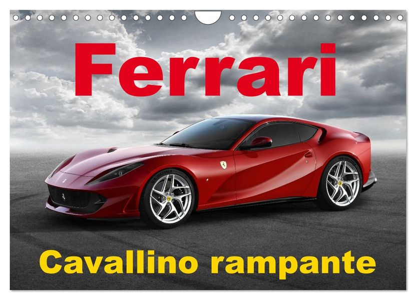 Cavallino rampante - Ferrari (Wandkalender 2027 DIN A4 quer) CALVENDO Monatskalender