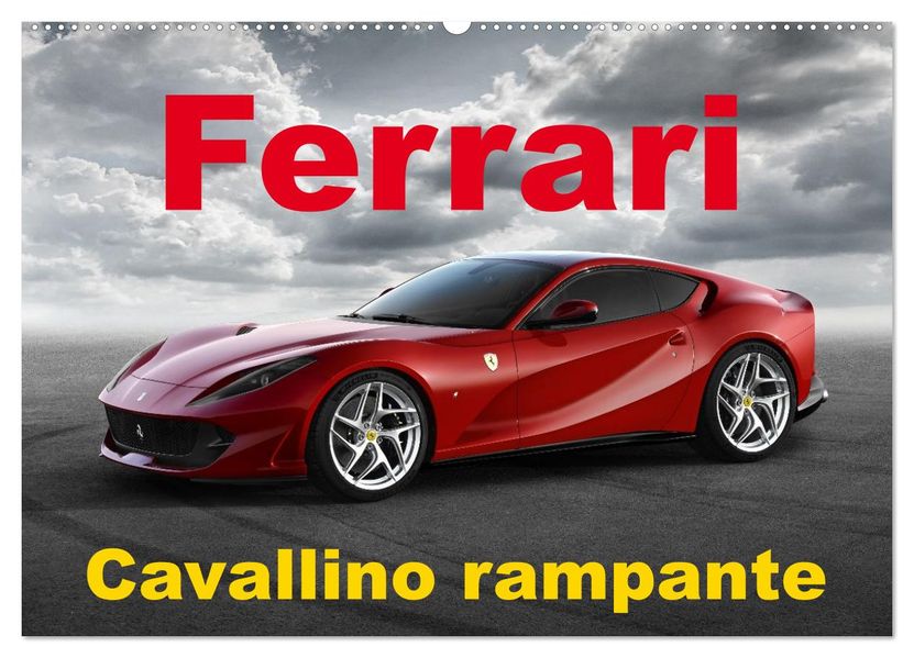 Cavallino rampante - Ferrari (Wandkalender 2027 DIN A2 quer) CALVENDO Monatskalender
