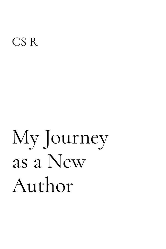 My Journey as a New Author