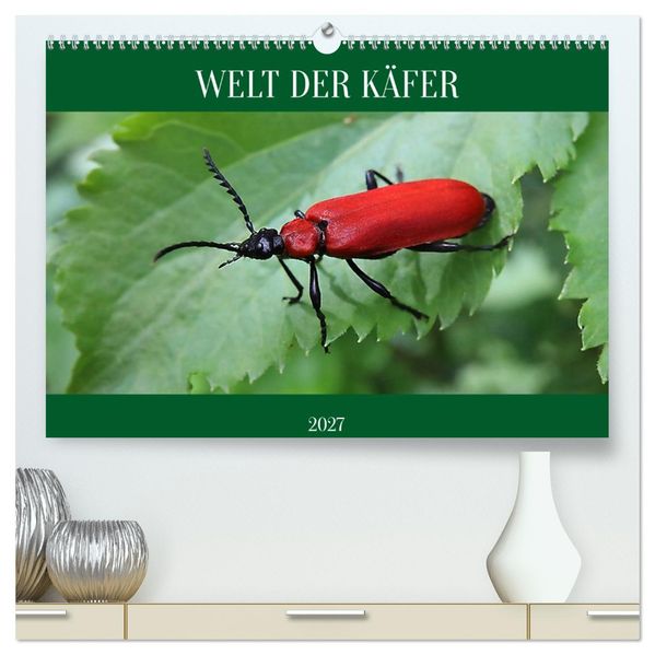 WELT DER KÄFER (hochwertiger Premium Wandkalender 2027 DIN A2 quer) Kunstdruck in Hochglanz