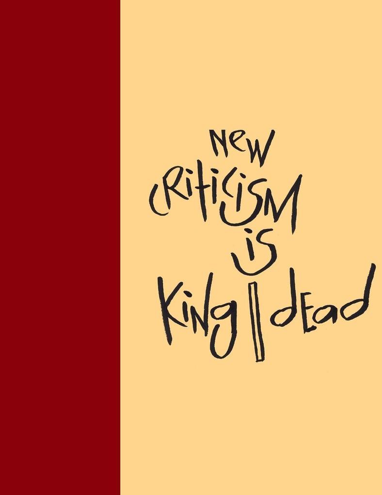 Madding Mission 'New Criticism Is King/Dead' Jotter Book