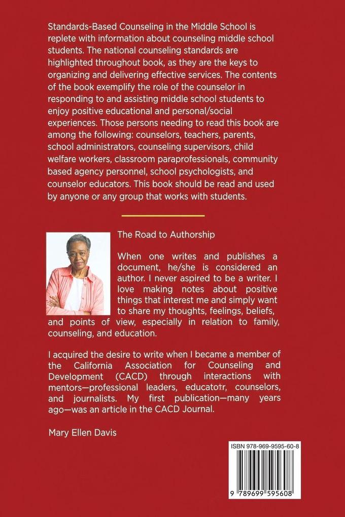Standards-Based Counseling in the Middle School