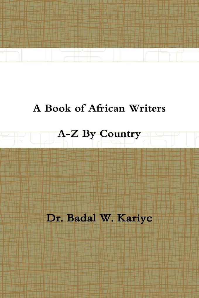 A Book of African Writers