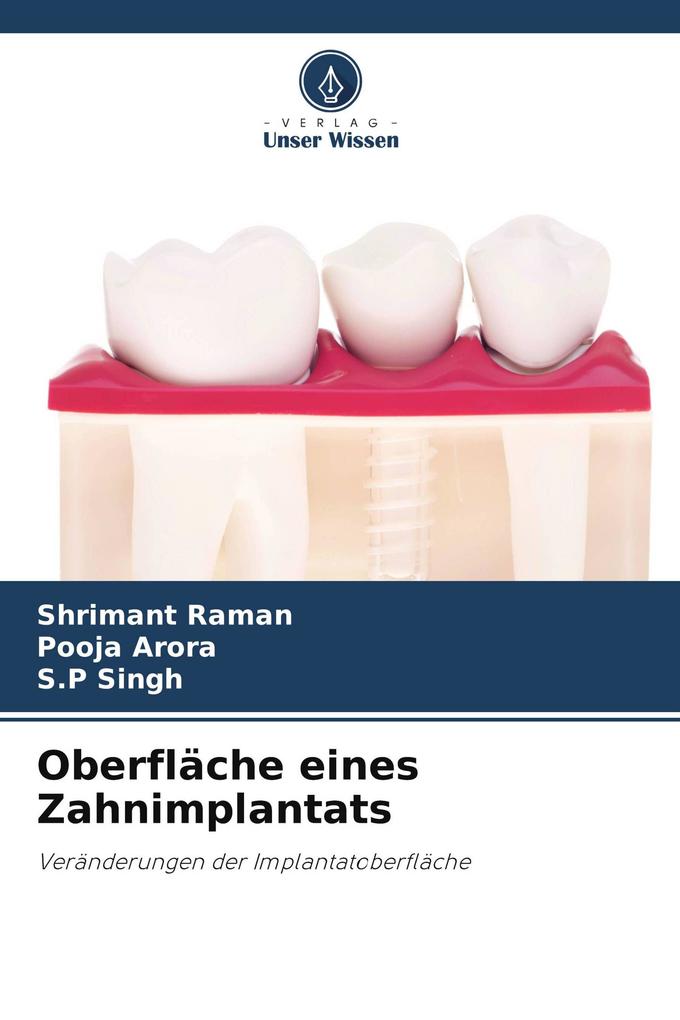 Oberfläche eines Zahnimplantats