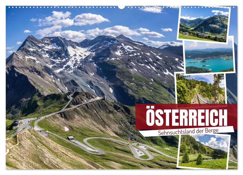 Österreich - Sehnsuchtsland der Berge (Wandkalender 2027 DIN A2 quer) CALVENDO Monatskalender