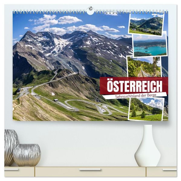 Österreich - Sehnsuchtsland der Berge (hochwertiger Premium Wandkalender 2027 DIN A2 quer) Kunstdruck in Hochglanz