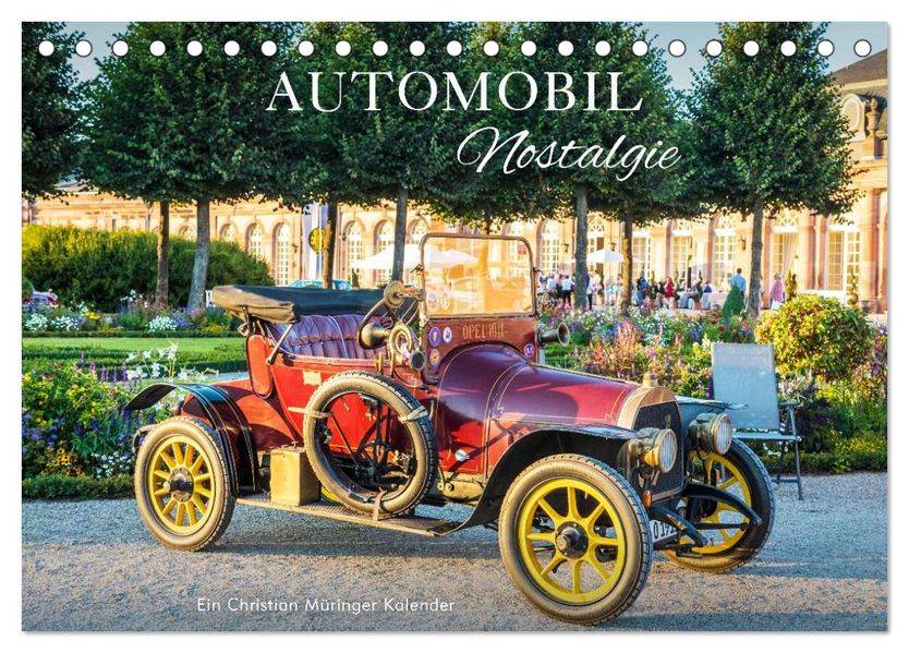 Automobil Nostalgie (Tischkalender 2027 DIN A5 quer) CALVENDO Monatskalender