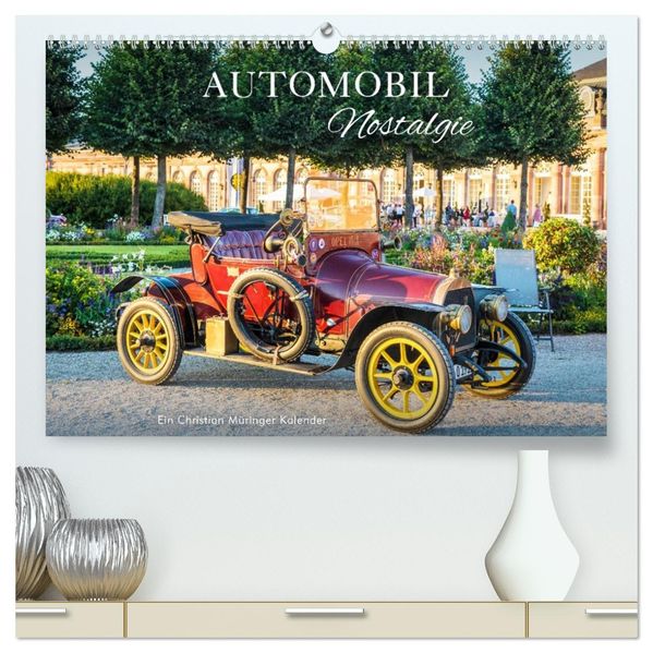 Automobil Nostalgie (hochwertiger Premium Wandkalender 2027 DIN A2 quer) Kunstdruck in Hochglanz