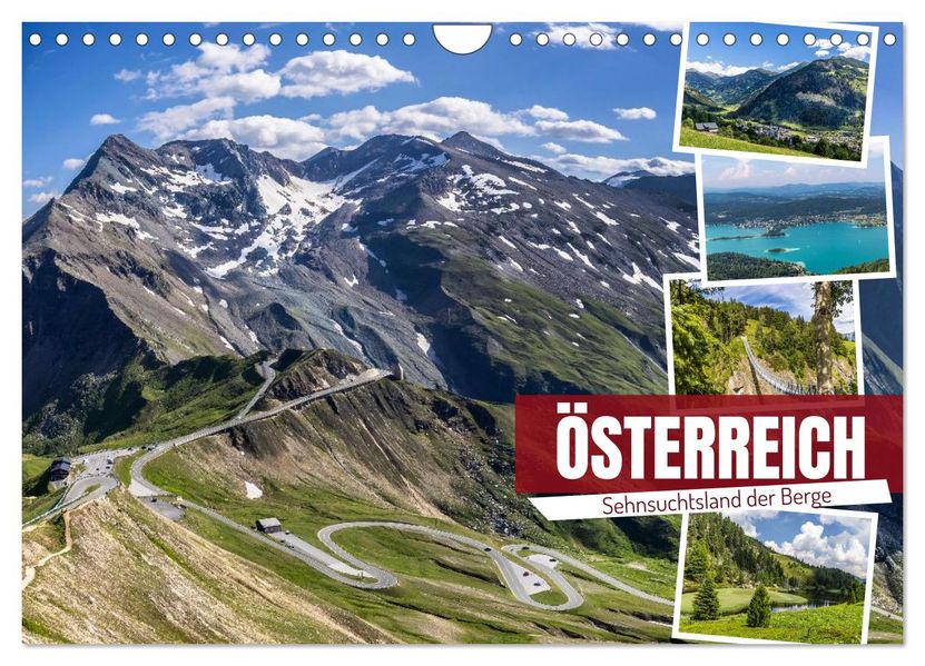 Österreich - Sehnsuchtsland der Berge (Wandkalender 2027 DIN A4 quer) CALVENDO Monatskalender