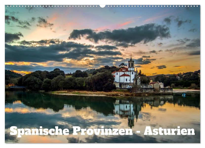 Spanische Provinzen - Asturien (Wandkalender 2027 DIN A2 quer) CALVENDO Monatskalender