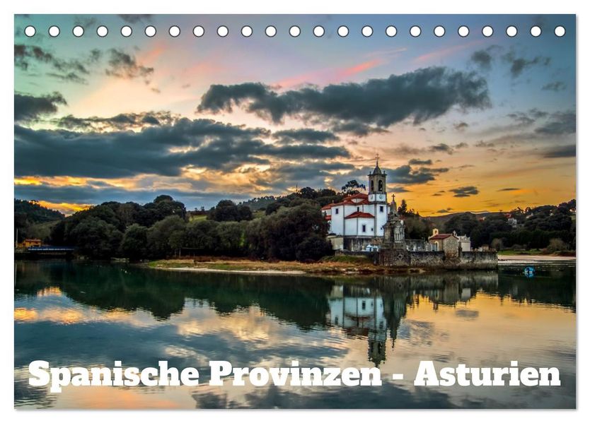 Spanische Provinzen - Asturien (Tischkalender 2027 DIN A5 quer) CALVENDO Monatskalender