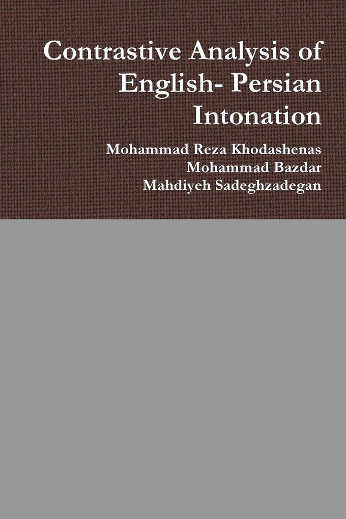 Contrastive Analysis of English- Persian Intonation
