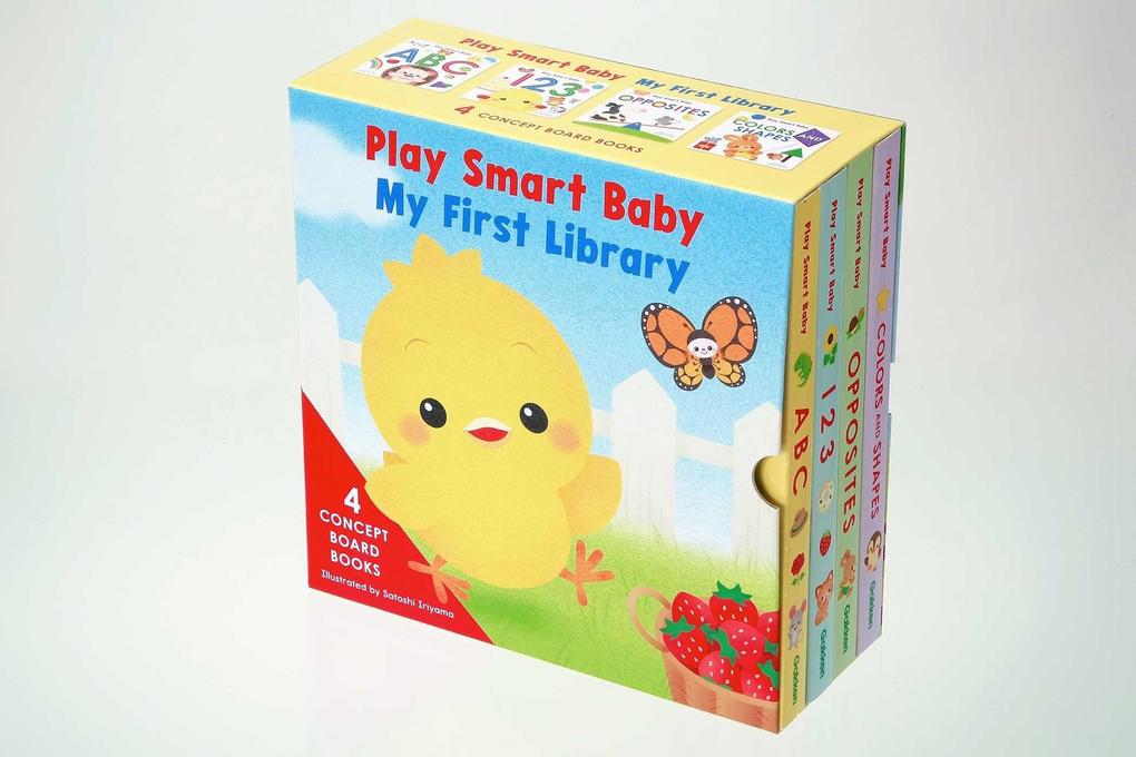 Play Smart Baby 4-Book Boxed Set: Abc 123 Colors and Shapes and Opposites