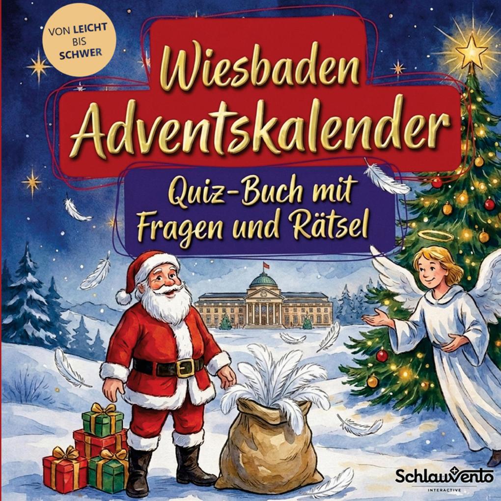 Wiesbaden-Adventskalender: Quiz-Buch mit Fragen und Rätsel
