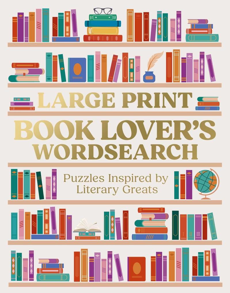 Large Print Book Lover's Wordsearch
